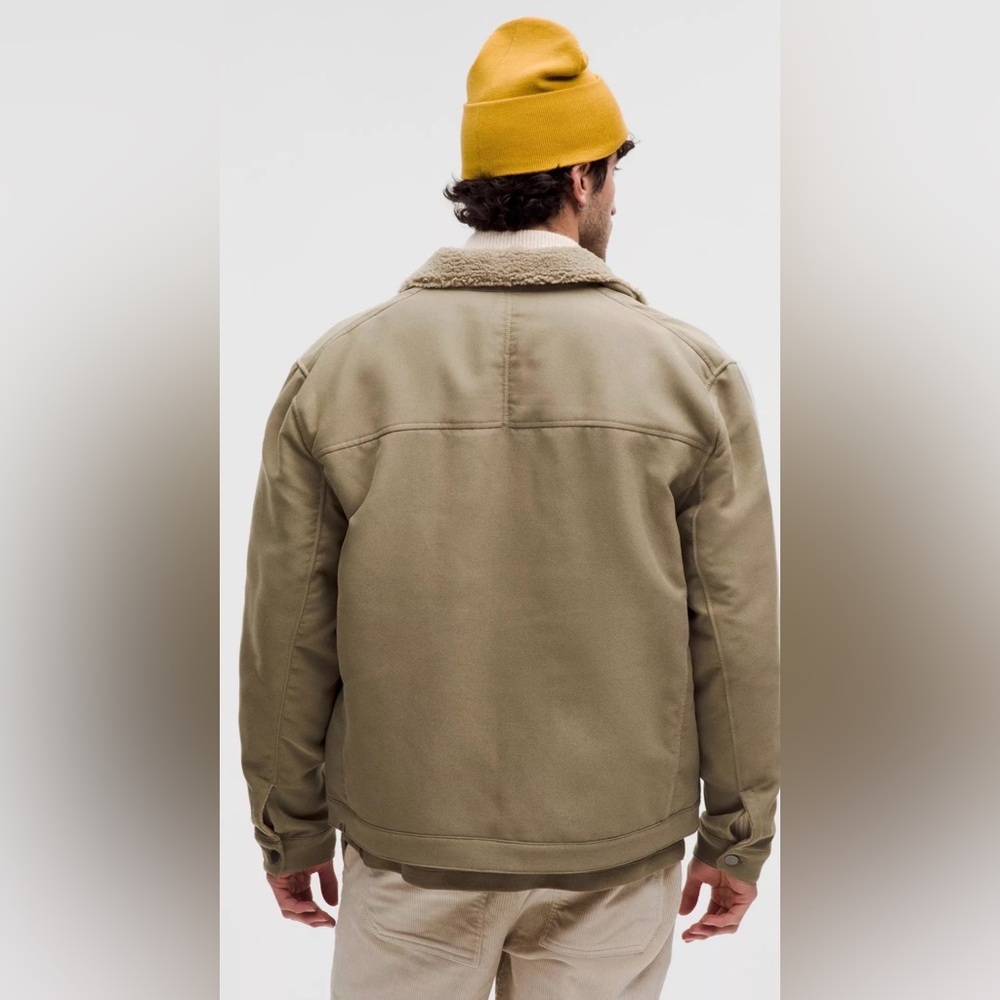 LULULEMON ATHLETICA TAN SHERPA-COLLAR JACKET - Picture 8 of 15
